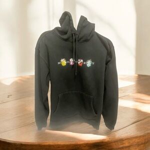 Monet Skateboards M Black Safety Inspired Hoodie Sweatshirt